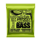 Ernie Ball Slinky Electric Bass Strings: Regular Slinky 50-105 - Music Corner North